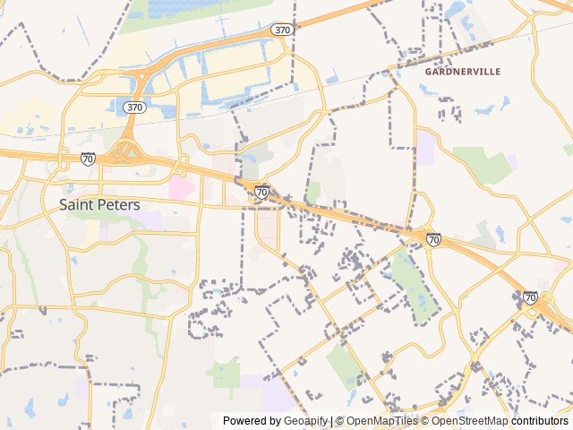 Map for 2021 Cherokee Wolf Pack 365PACK16 near Saint Charles, MO