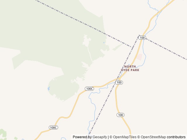 Map of Maplewoods Campground location at Johnson, VT, United States