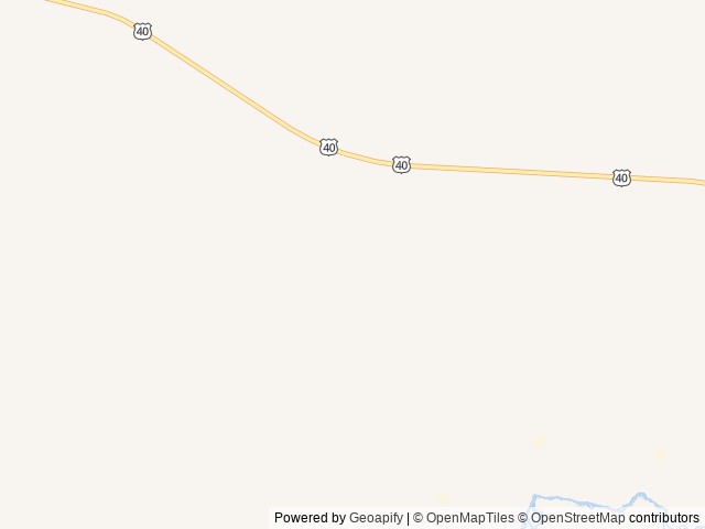 Map of Hope Acres Glampground location at Duchesne, UT, United States
