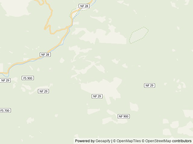 Map of Acker Rock Lookout location at Tiller, OR, United States