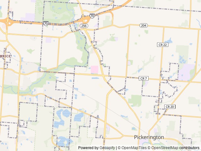 Map for The Jayco Family Gem :) near Pickerington, OH