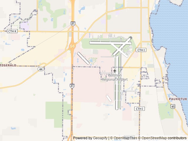 Map of Sleepy Hollow Farm Campground location at Oshkosh, WI, United States