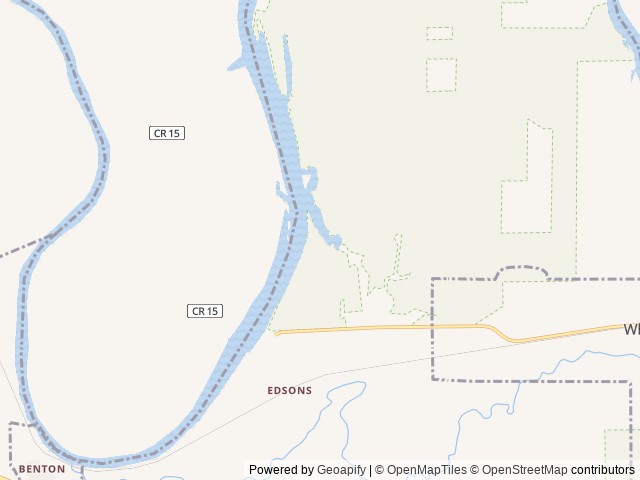 Map of Prairie Creek (AL) location at Lowndesboro, AL, United States