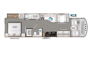Luxury 2022 Thor Motor Coach Windsport 34J
