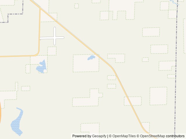 Map of Bambi Lake Camp location at Roscommon, MI, United States