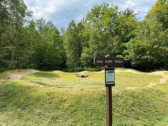 Bike Pump Track at recreation field 2