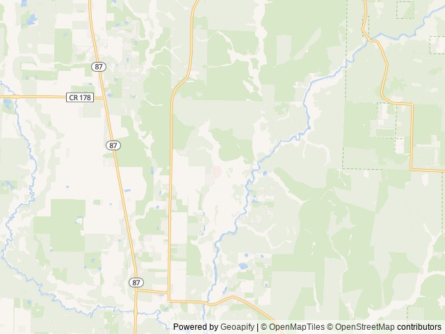 Map of Coldwater Gardens location at Milton, FL, United States