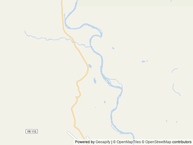 Map of Schnaus Cabin location at Hungry Horse, MT, United States