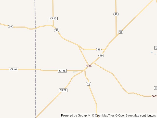 Map of Letchworth Valley Campground & Resort location at Bliss, NY, United States