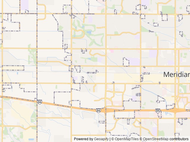 Map for 2021 Prime Time RV Avenger 17bhs near Meridian, ID