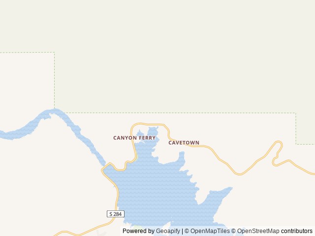 Map of Court Sheriff Campground location at Helena, MT, United States
