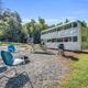 Retro double decker bus vacation rental