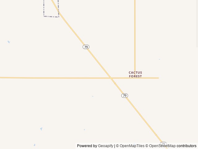 Map of Rancho Sonora Inn & RV Park location at Florence, AZ, United States