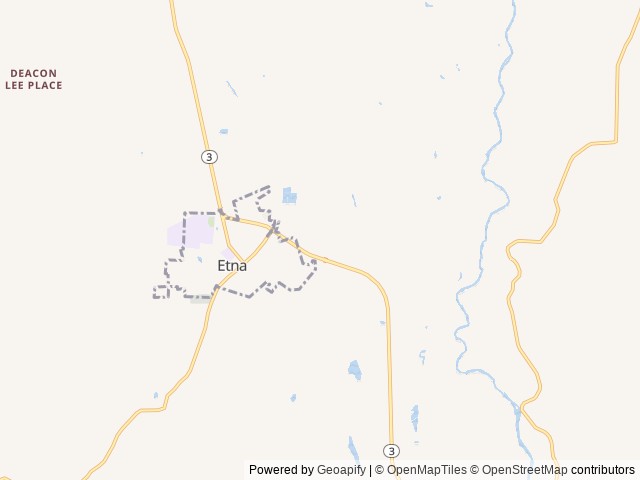 Map for 2021 Keystone RV Arcadia 3660RL near Etna, OR