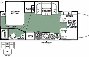 2017 Forest River RV Forester MBS 2401W
