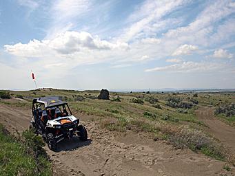Juniper Dunes OHV Area trail scene