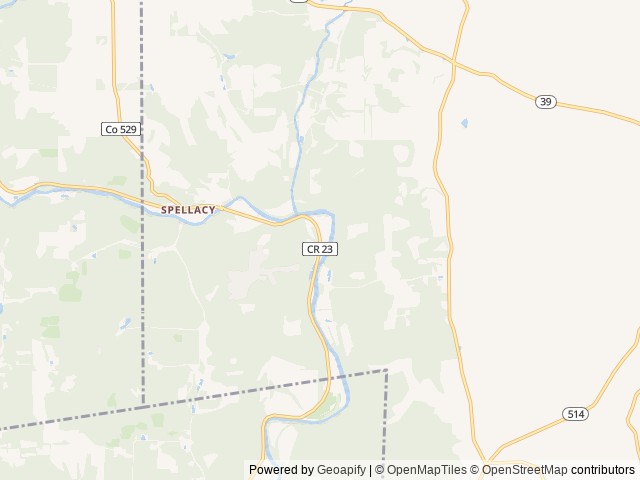 Map of Wally World Riverside Resort location at Glenmont, OH, United States