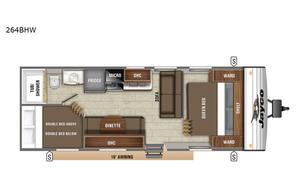 Spacious modern camper with ample sleeping options