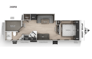 2022 Forest River RV Cherokee Grey Wolf 26BRB