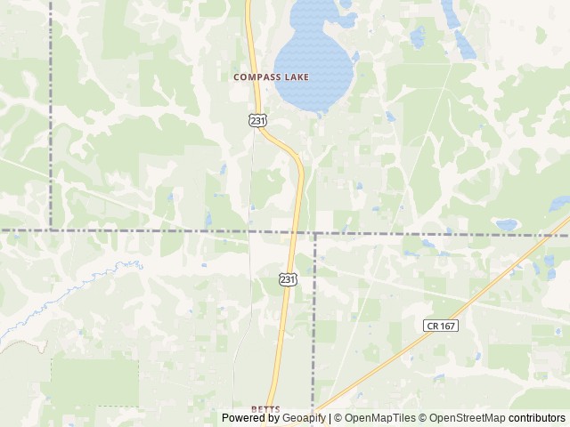Map of Decker Training Facility location at Fountain, FL, United States
