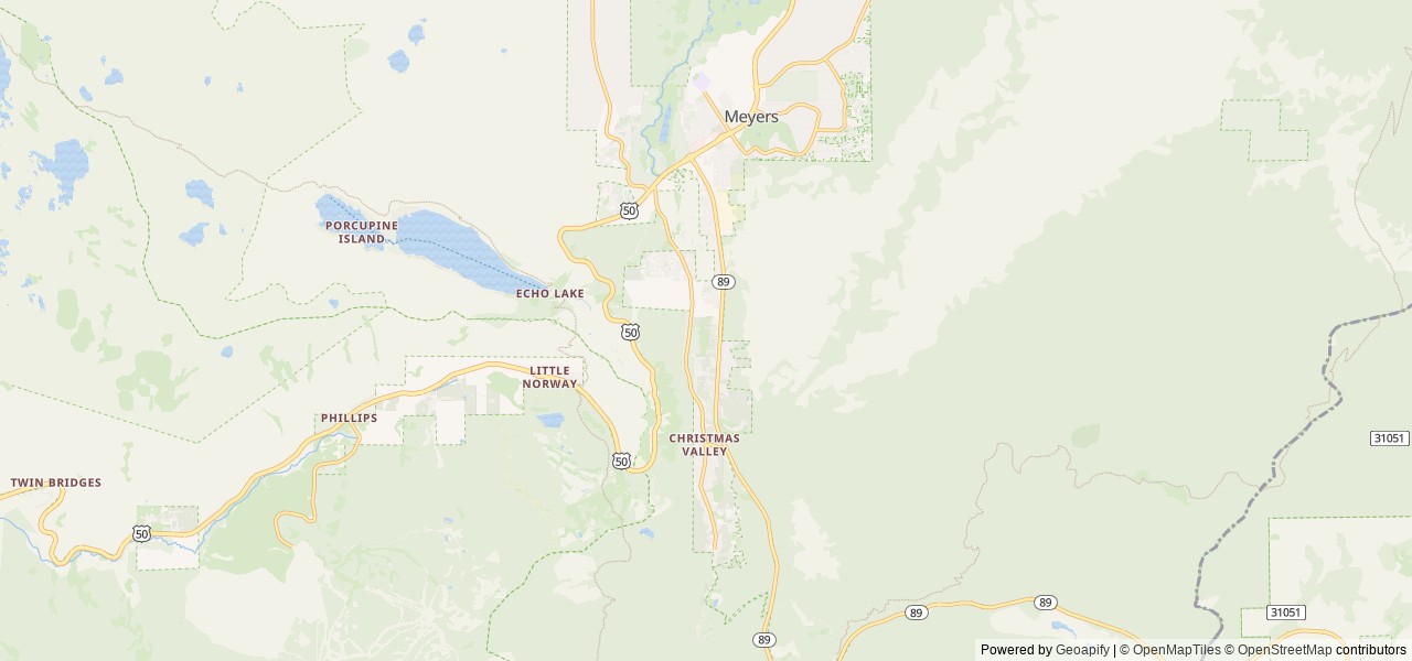 Map for Tahoe RV Rental | Delivery Available | Sleeps 6-8 near South Lake Tahoe, CA