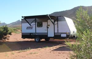 Lightweight and easy to tow Coleman Travel Trailer