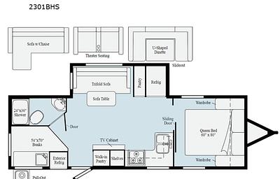 Winnebago Spacious Luxury with Bunkhouse and Slide