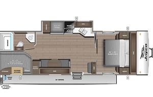 2024 Jayco Jay Feather 22BH Private Bed/Twin Bunk