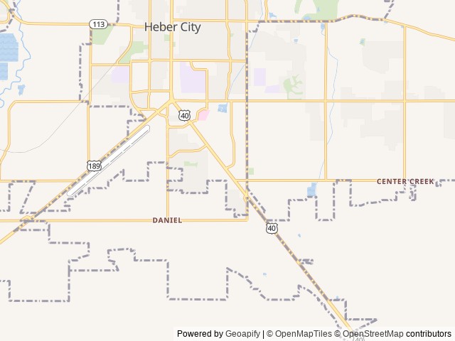 Map of Mountain Valley RV Resort location at Heber City, UT, United States