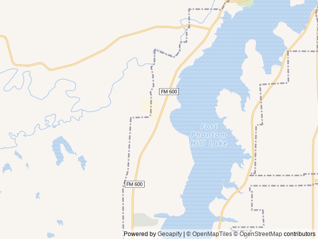 Map of Abilene Butterfly RV Resort location at Abilene Texas 79601, TX, United States