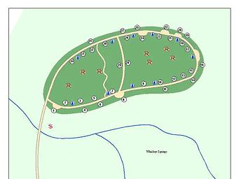 Whiskey Springs Campground Map