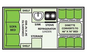2022 ALiner Classic Sofa Bed RV rental photo 2