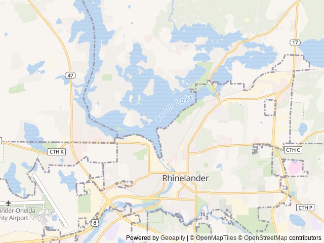 Map for 2021 Jayco Alante 29S near Rhinelander, WI