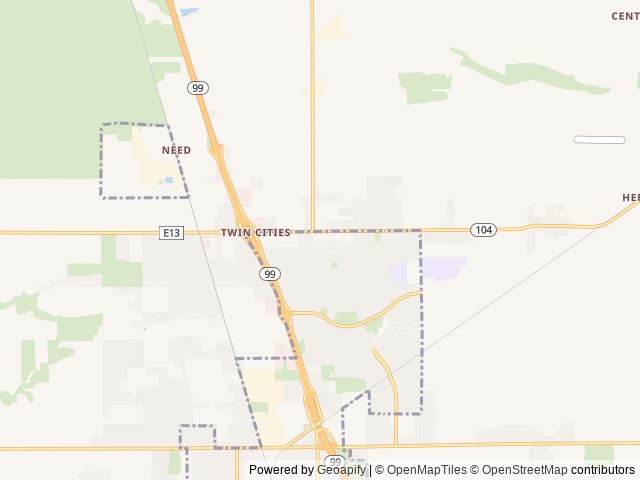 Map for 2024 Winnebago Industries Towables Minnie 2301BHS near Galt, CA