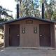 On-site vault toilets.
