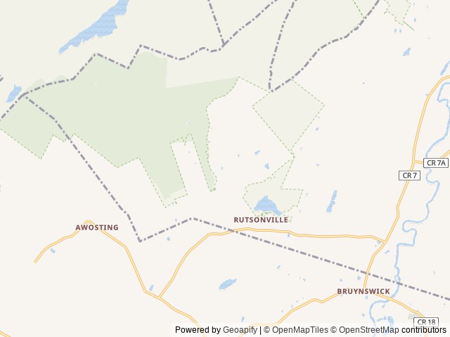 Map of The Awosting Club location at Wallkill, NY, United States