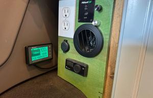 Custom van build out: Unique wrap; diesel heater