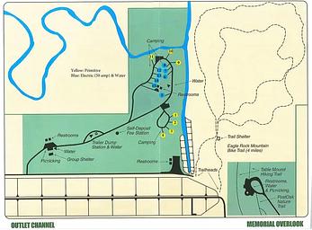 Site map with amenities