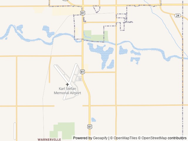 Map of La Bonita RV location at Norfolk, NE, United States