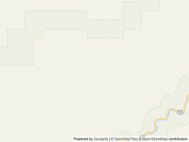 Map of Castle Butte Lookout location at Kooskia, ID, United States