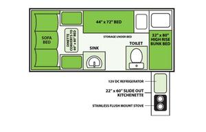 Skeeter - 2022 A Liner Popup Trailer