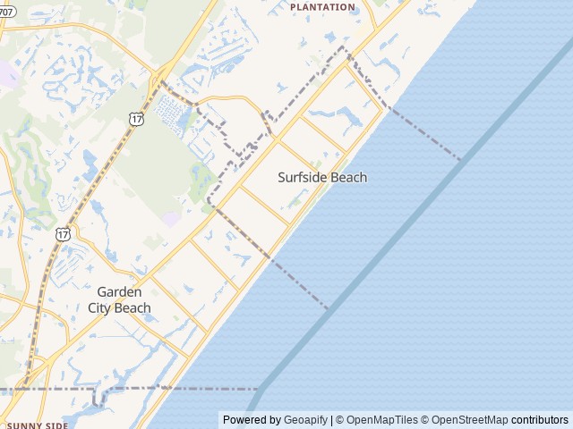 Map for Entegra Accolade XT 35L - Adventure awaits near Surfside Beach, NC