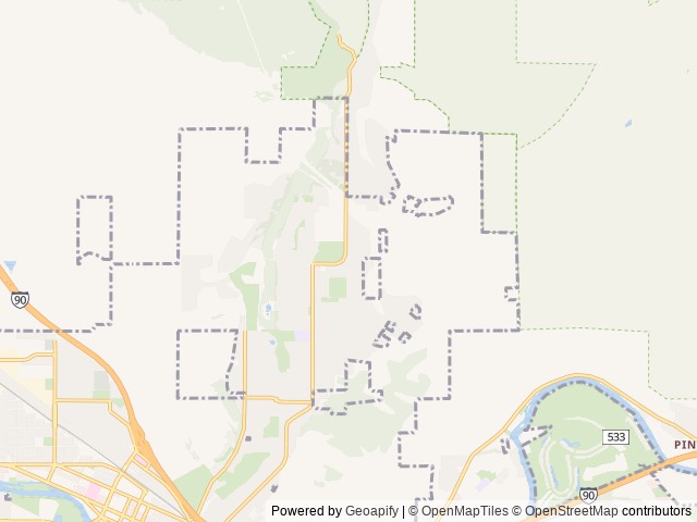 Map for 2015 Coachman Leprechaun - Making Memories in MT near Missoula, MT