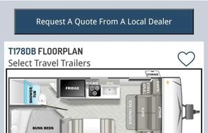 2021 Forest River RV Wildwood X-Lite T178DBFS
