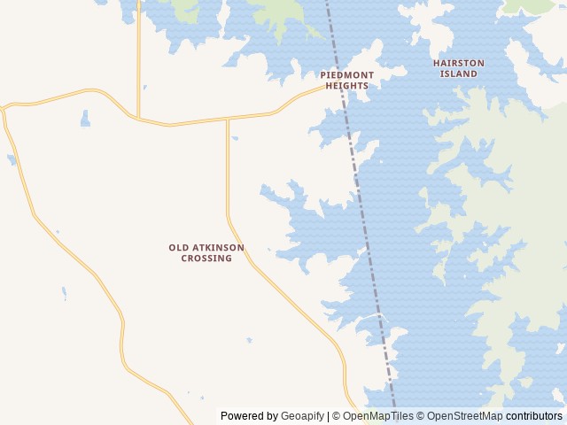 Map of Amity location at Lanett, AL, United States