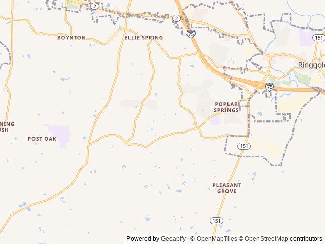 Map for 2019 Keystone RV Premier Ultra Lite 19FBPR near Ringgold, TN