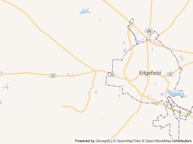 Map of Wood & Stone Family Campground location at Mc Cormick, SC, United States