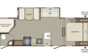 2016 Keystone RV Bullet 272BHS New Adventures