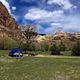 Echo Park Campground Nestled among Rock Formations