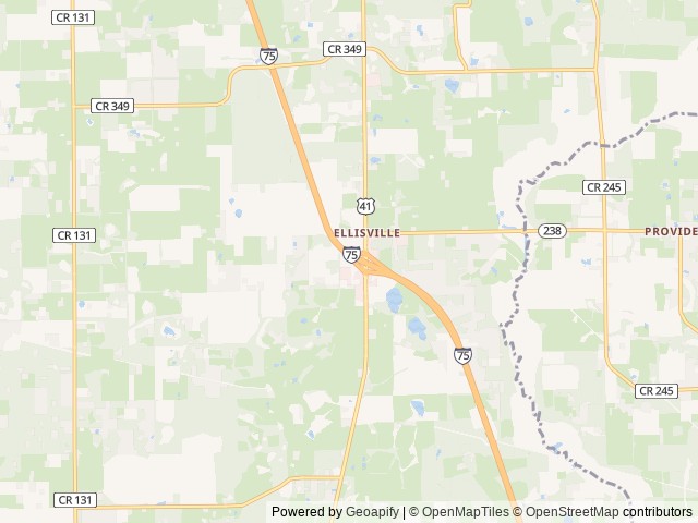 Map of Love's RV Hookup-Lake City FL 724 location at Lake City, FL, United States